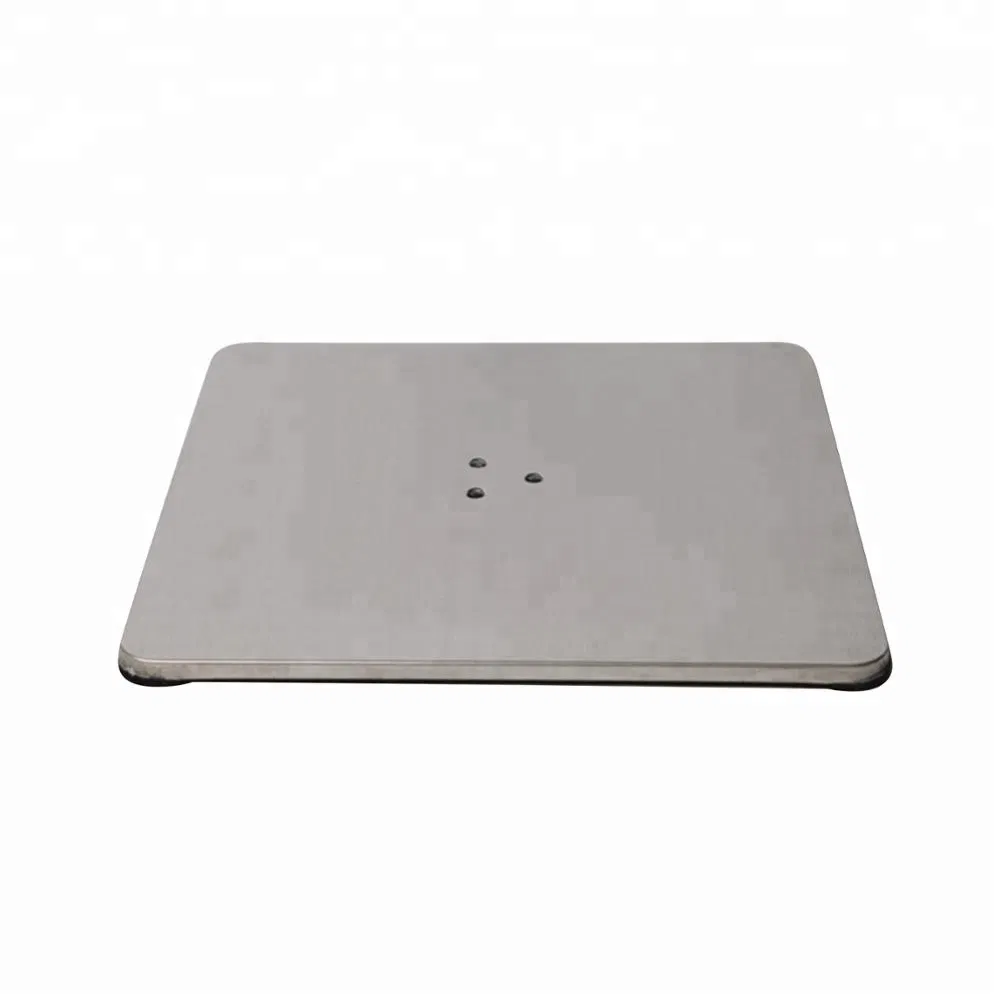 Accesorios para muebles Base para mesa de comedor de acero inoxidable moderna para vidrio 