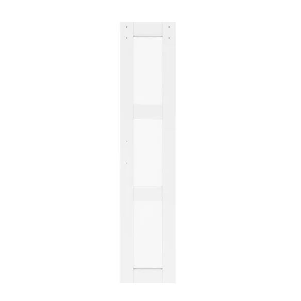 Puerta de granero de PVC blanco de 3 litros 