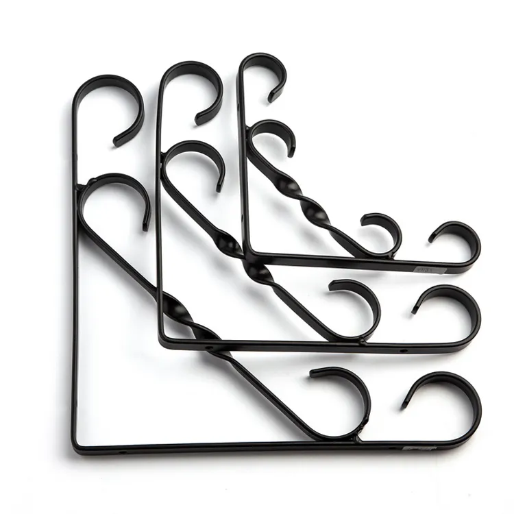 Soportes de estante triangulares de metal Soportes de soporte de estante con soporte de carga fijos 