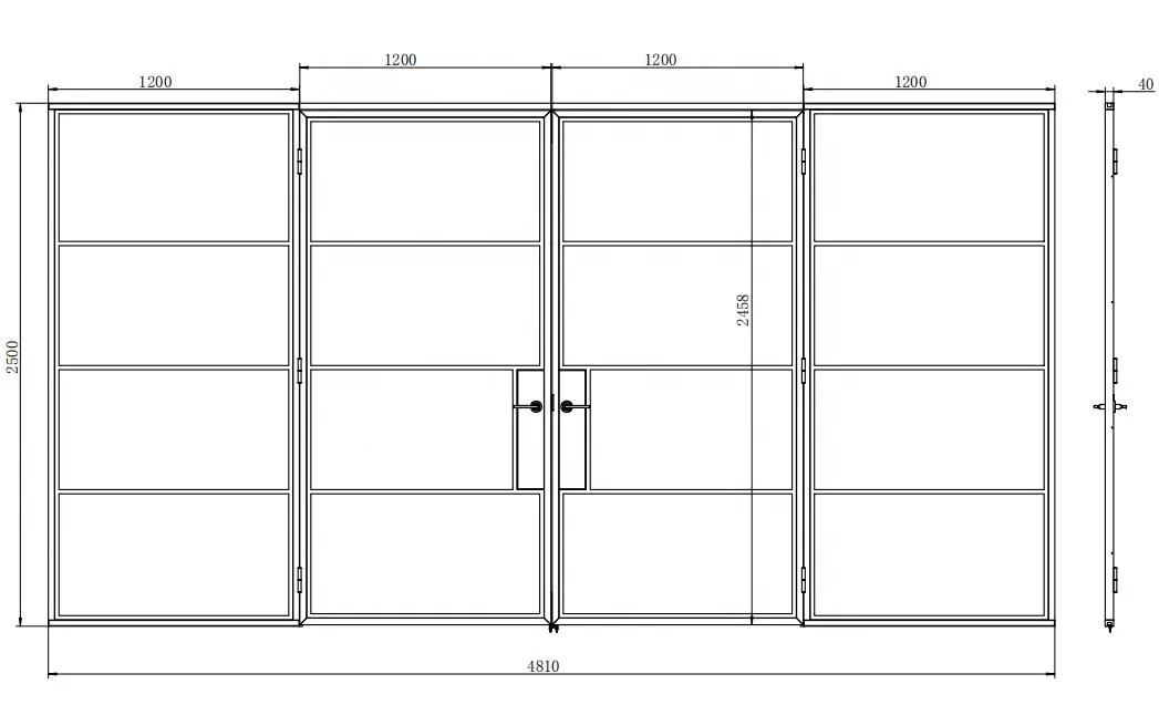 Soluciones innovadoras para puertas de estilo franc&eacute;s Oficina moderna, mamparas separadoras de ambientes 