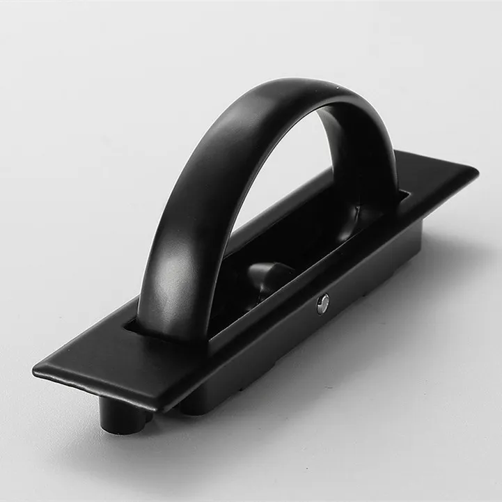 , tiradores, tiradores, tiradores negros para contenedores de muebles, tiradores para cajones de armarios de cocina Manijas Perilla Tirador Negro Muebles Bin Taza Manija