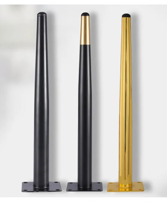Muebles de acero de lat&oacute;n y hierro dorado Patas 