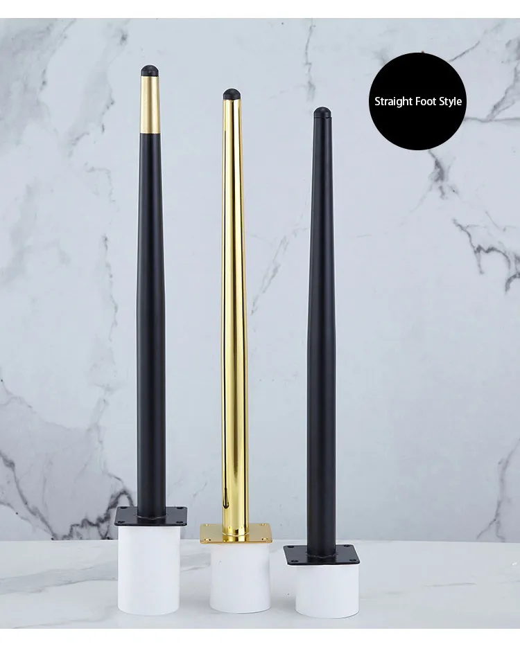 Muebles de acero de lat&oacute;n y hierro dorado Silla c&oacute;nica Patas de mesa de comedor de metal Hierro dorado Muebles de acero de lat&oacute;n 