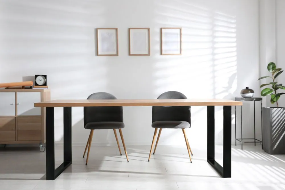 Patas de mesa modernas de lujo de metal para oficina, muebles 