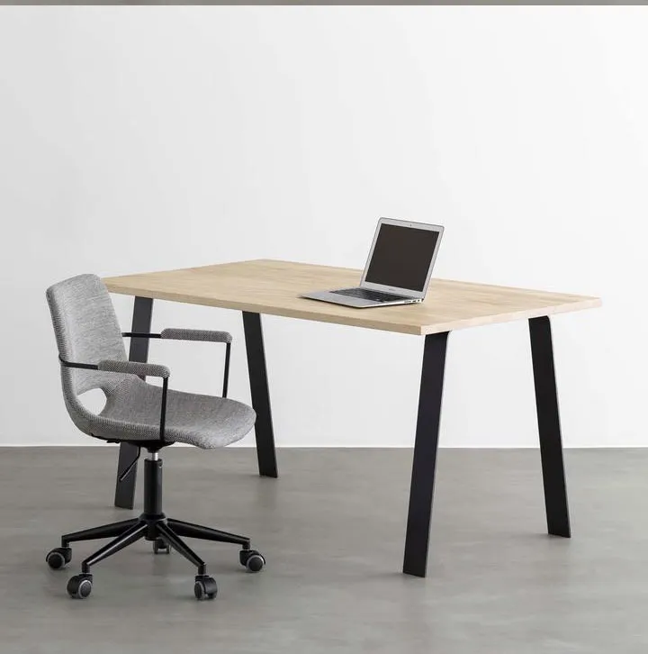 forjado al por mayor Patas de mesa de comedor en forma de L de hierro forjado al por mayor Patas 