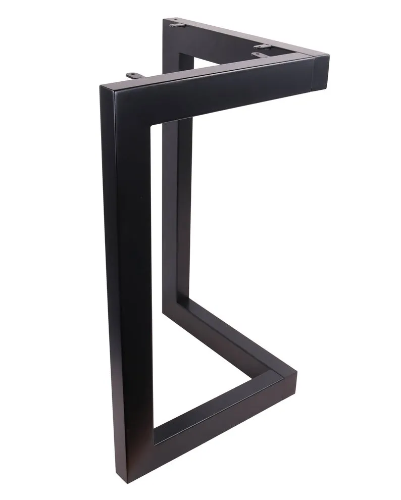 forma de L Patas de banco con base 