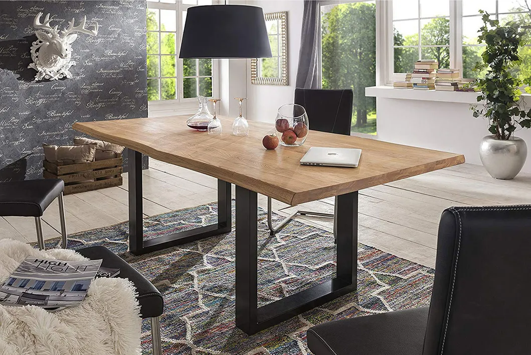 Comedor Pies de escritorio Patas de mesa de comedor de acero fundido Patas de mesa de comedor de acero fundido Patas de mesa de 