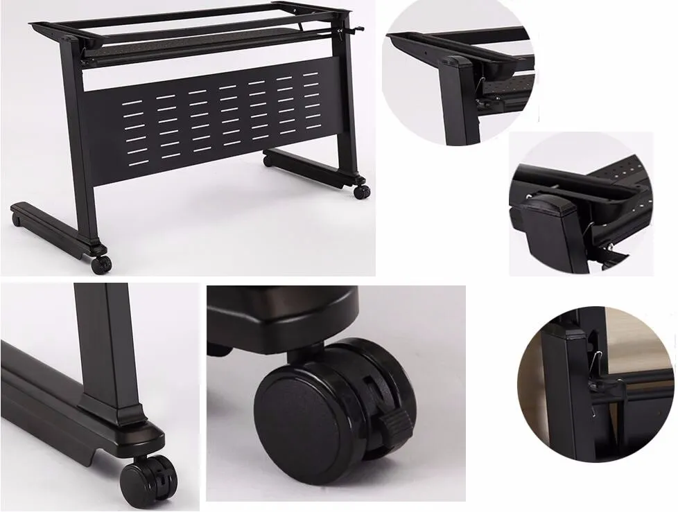 Marco de mesa plegable de metal ajustable de alta calidad Outlet de f&aacute;brica 
