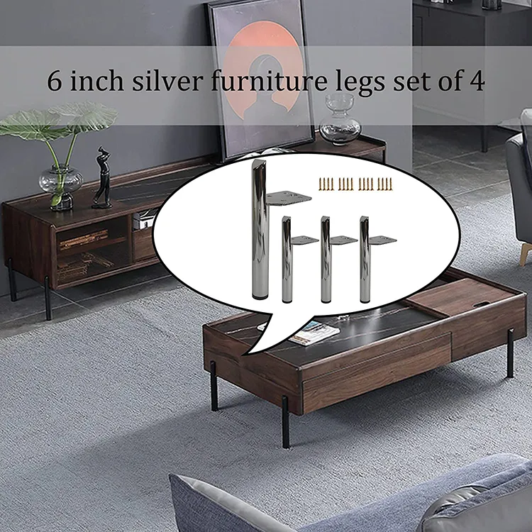 sof&aacute; de acero Patas modernas del sof&aacute; Gabinete de 