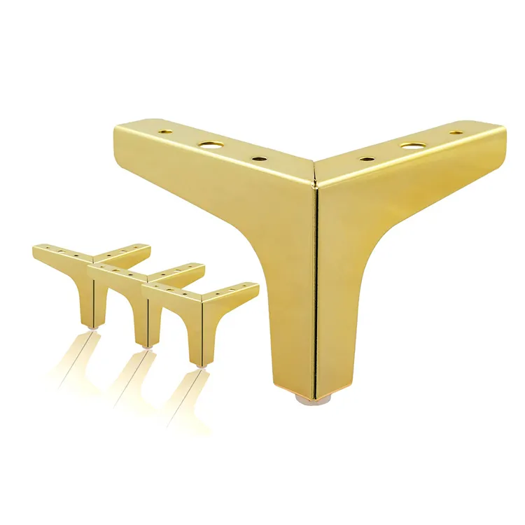 cromadas Pies de muebles de mediados de siglo, montaje de patas de silla sin terminar, patas de sof&aacute; cromadas 