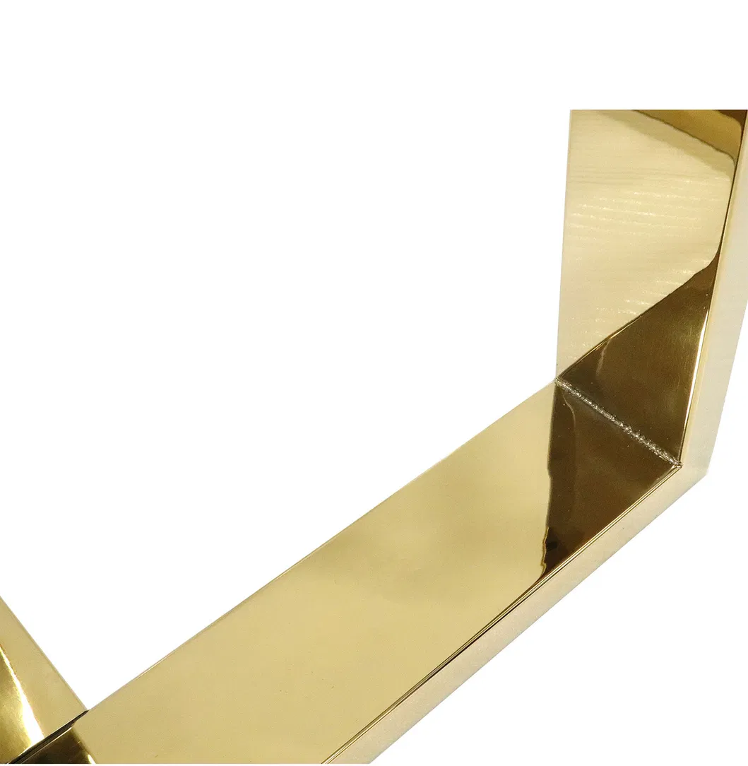 , comedor, patas de mesa de metal dorado moderno de acero inoxidable Muebles de caf&eacute;, comedor, patas de mesa de metal dorado moderno 