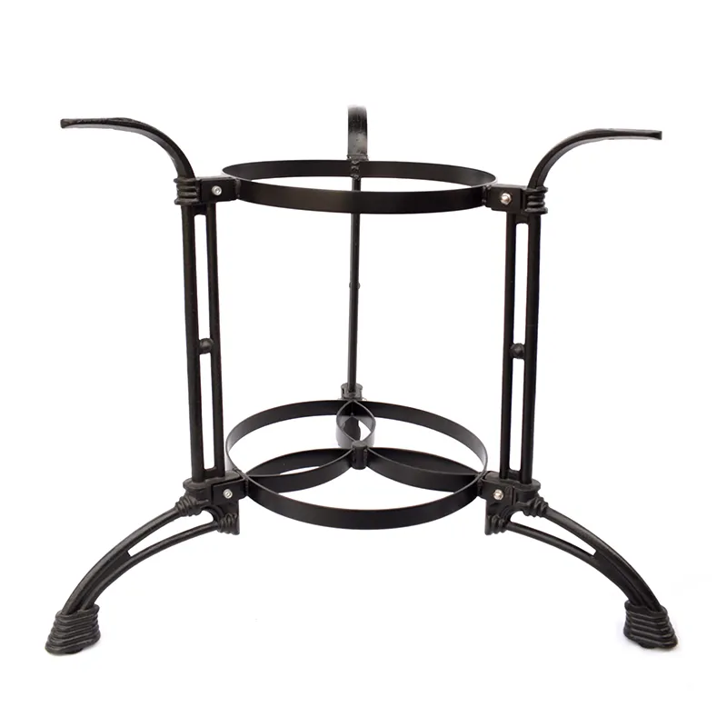 Patas de mesa de hierro fundido ornamental antiguo para mesa de comedor de restaurante 