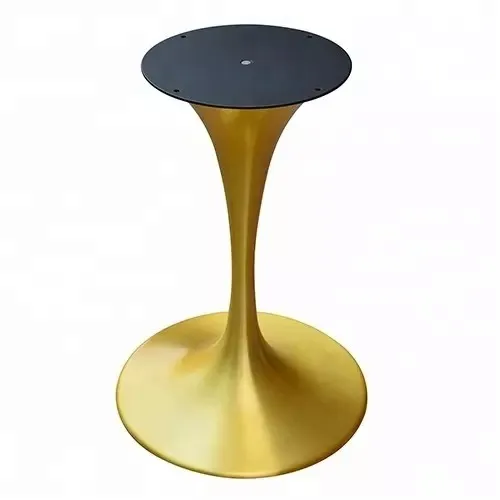 Base de mesa de hierro Base de mesa de comedor con forma de tulip&aacute;n Patas de muebles 