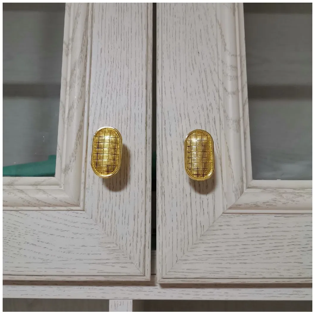 Manija de aleaci&oacute;n de zinc de un solo orificio Manija de caj&oacute;n de puerta de gabinete 