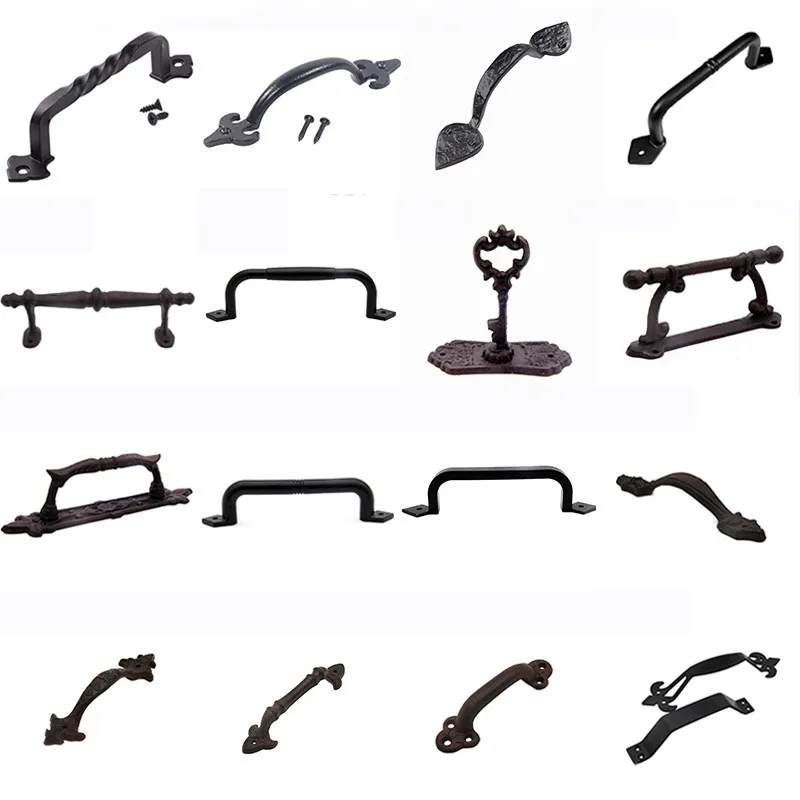 doblez de acero fundido s&oacute;lido Kits de rodillos superiores para puerta de granero de madera con dise&ntilde;o de 