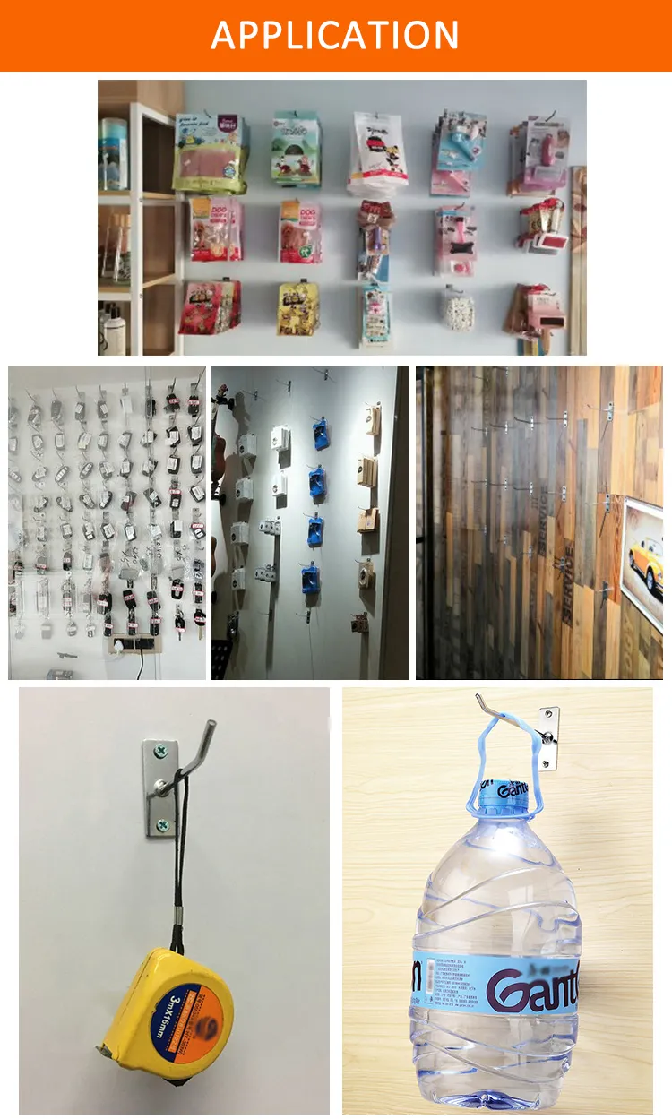 Hogar/Ba&ntilde;o/Cocina/Tienda Colgar ropa Ganchos de pared cromados 