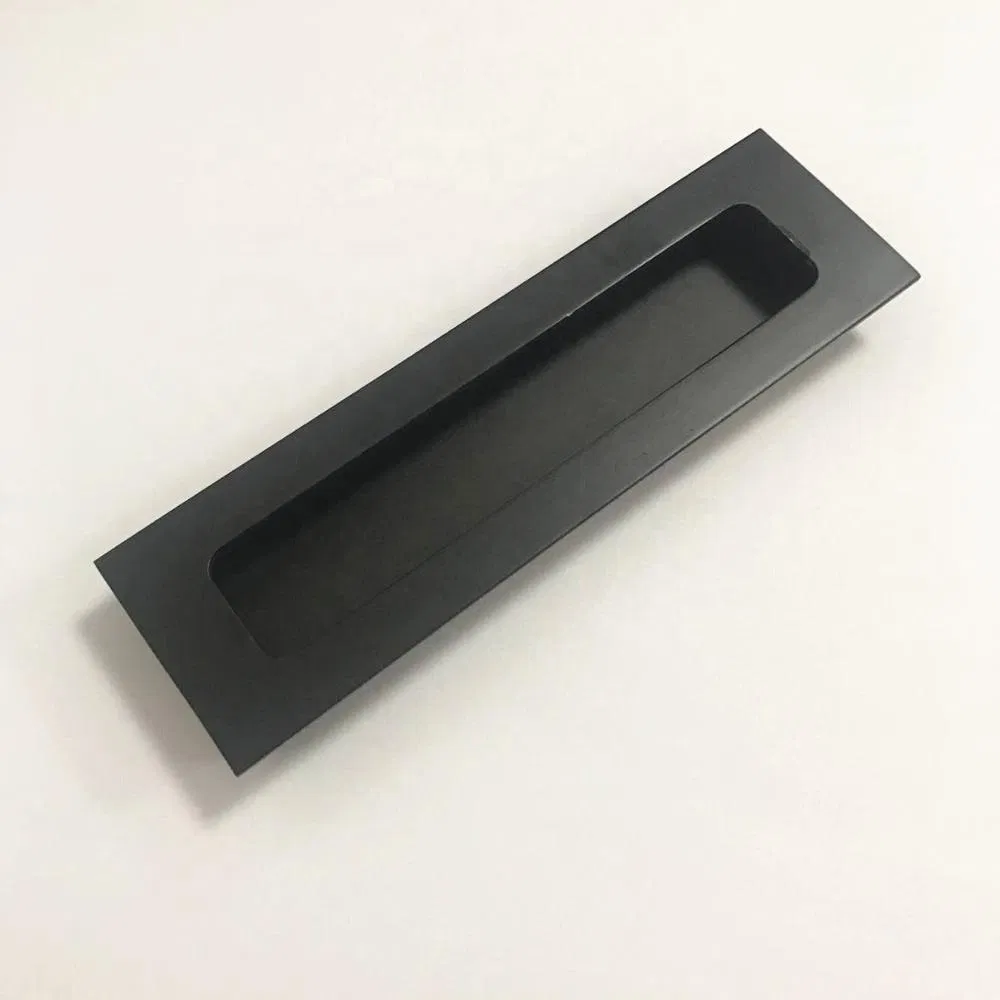 Manijas integradas Armario empotrado rectangular negro Tirador empotrado Tirador empotrado 
