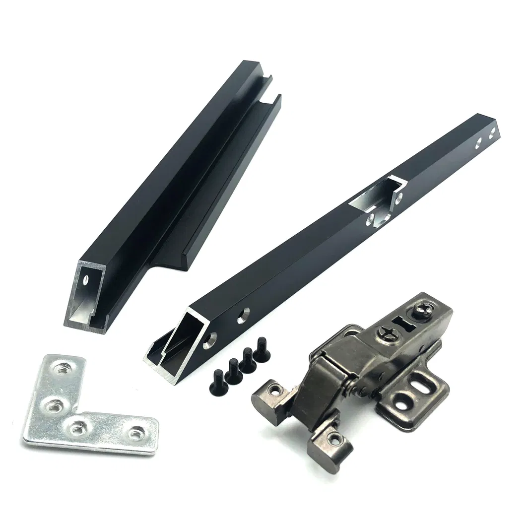 Tock Armario Perfiles corredizos de extrusi&oacute;n de aluminio para gabinetes de cocina Marco de puerta de armario Tock Armario perfiles corredizos de extrusi&oacute;n de aluminio para gabinetes de cocina Marco de puerta de armario 