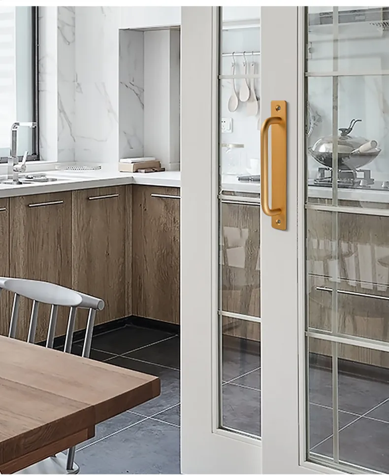 para gabinete de aluminio Push Pull Balcón Puerta corrediza Tirador