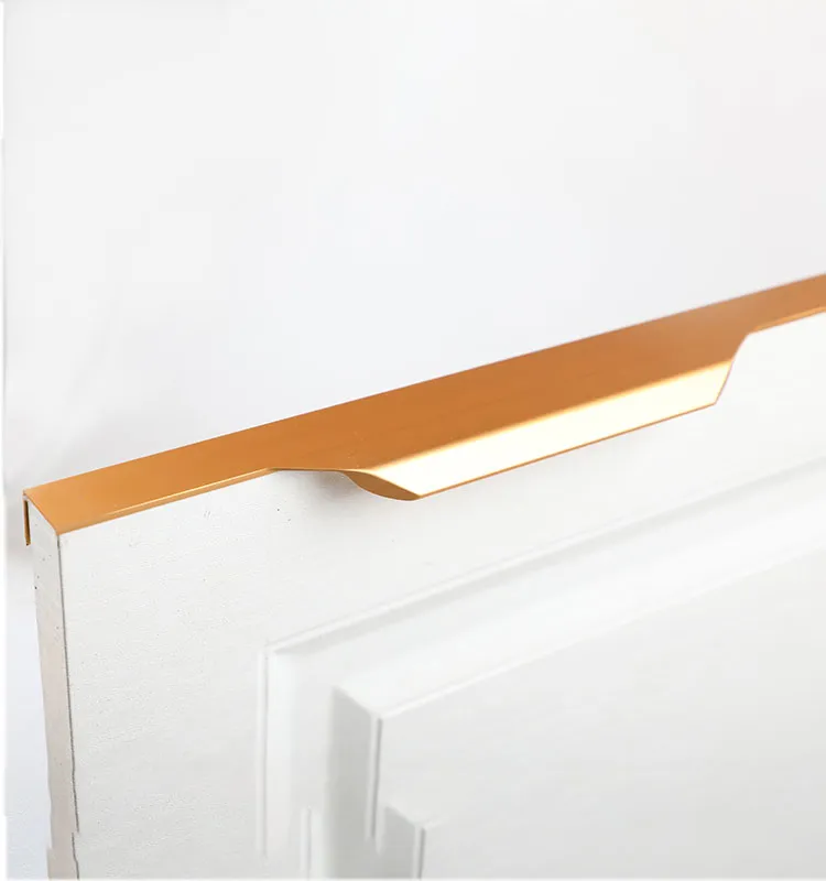 oculta, manija del gabinete de cocina de aleaci&oacute;n de aluminio