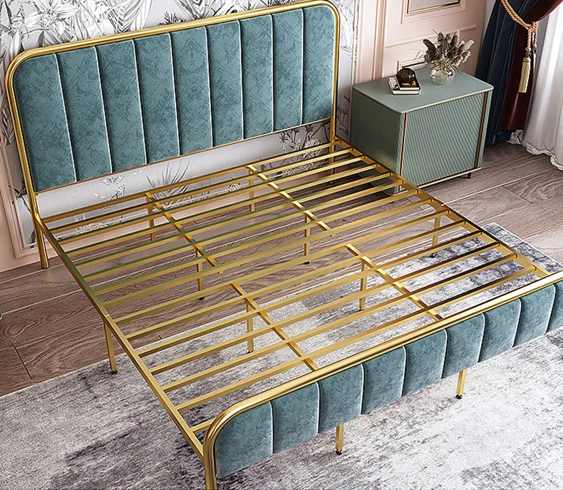 Malla met&aacute;lica para plataforma estilo cama Marco de cama met&aacute;lico de tama&ntilde;o completo 