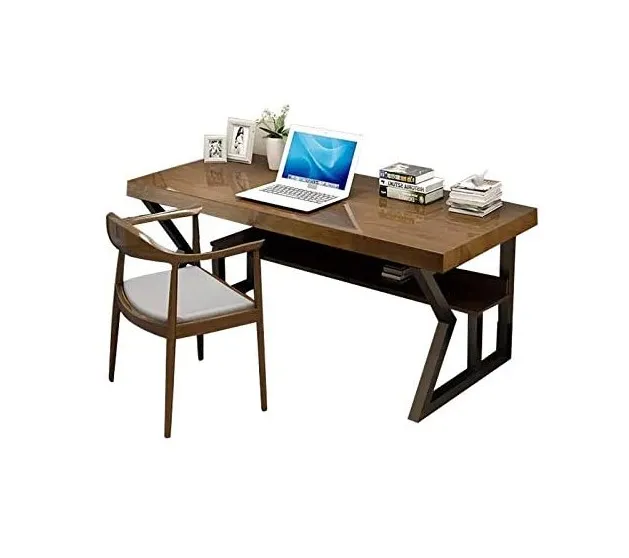 Mesa de comedor con acabado en polvo negro industrial Pata de mesa de hierro Mesa de comedor con 