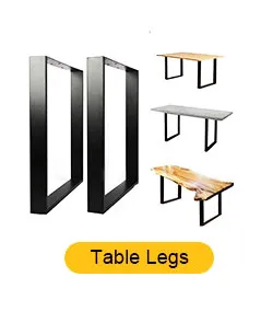Herrajes para muebles Mesa de centro de estilo moderno, gabinete de ba&ntilde;o de cocina, patas de mesa 