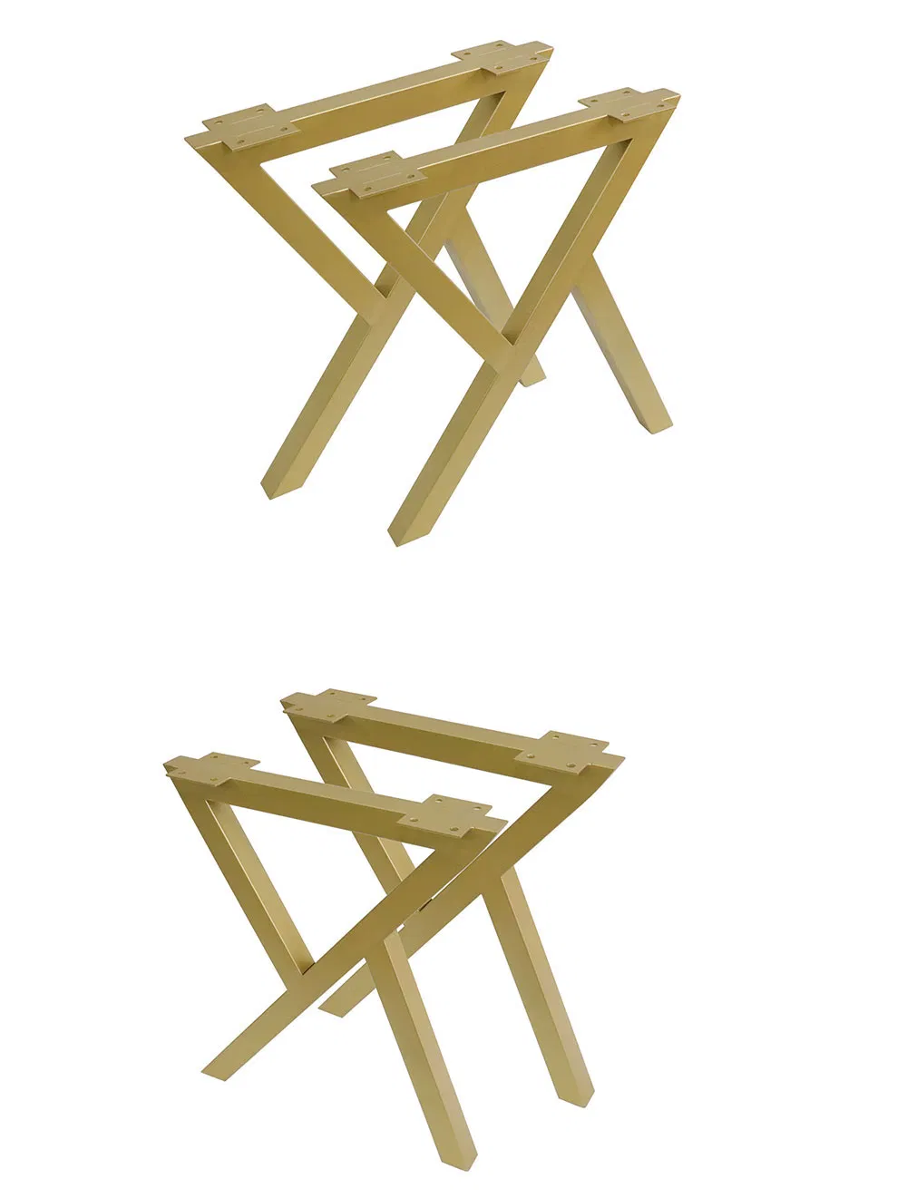 Mueble Oficina Comedor Escritorio Cuadrado Metal Patas de Mesa de Lujo Moderno Muebles 