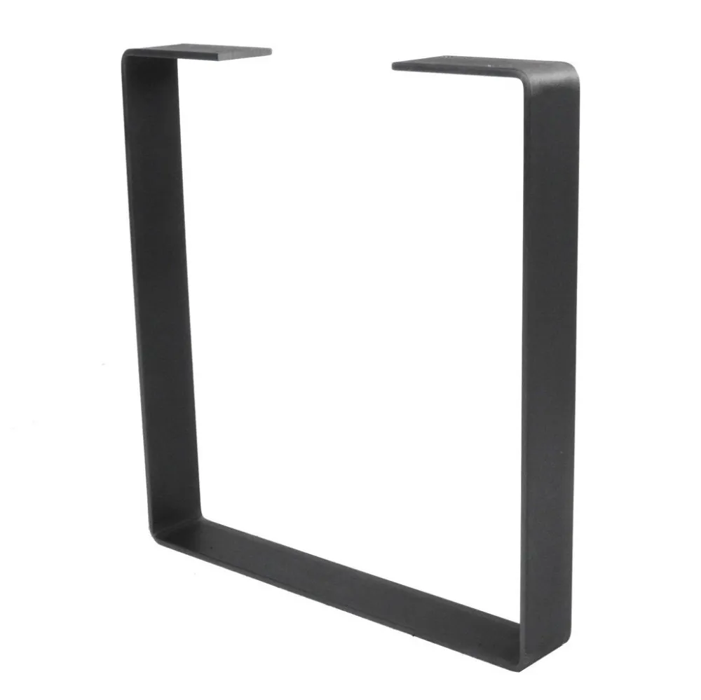 muebles de oficina en forma de U hermosas Patas de mesa de centro de acero