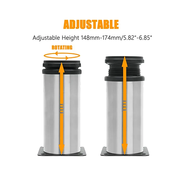 patas ajustables para sof&aacute; moderno, patas para sof&aacute; de metal, patas ajustables para cocina, patas ajustables para sof&aacute; moderno, patas para sof&aacute; de metal 