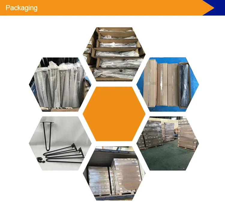 Металлические ножки стола для столовой мебели Ножки бокового стола для 