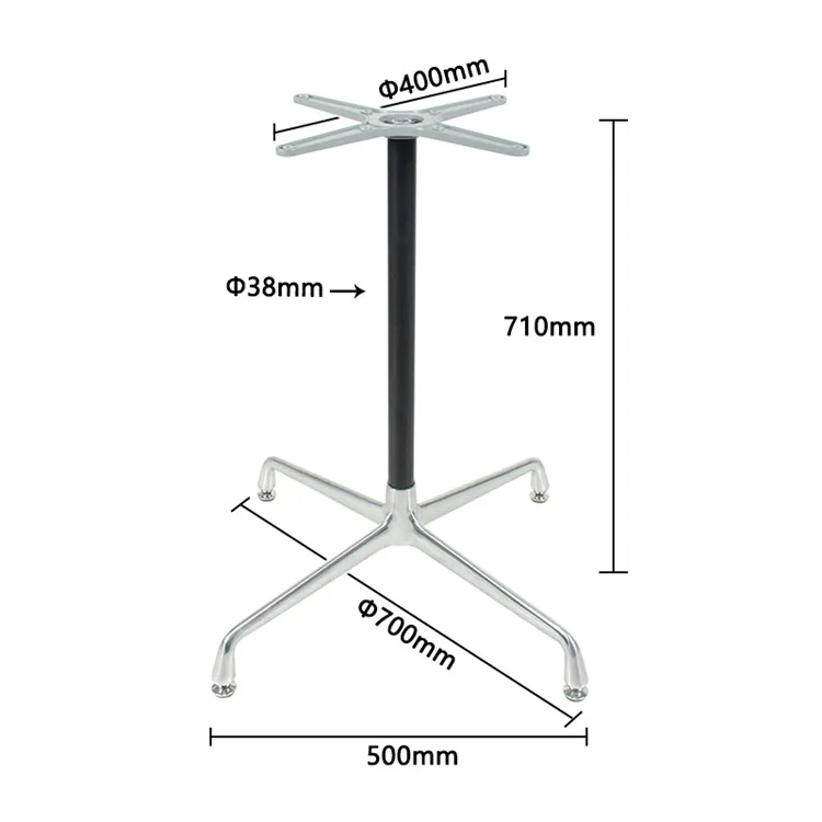 Patas de mesa de bar premium de f&aacute;brica, base de mesa de aleaci&oacute;n de aluminio 
