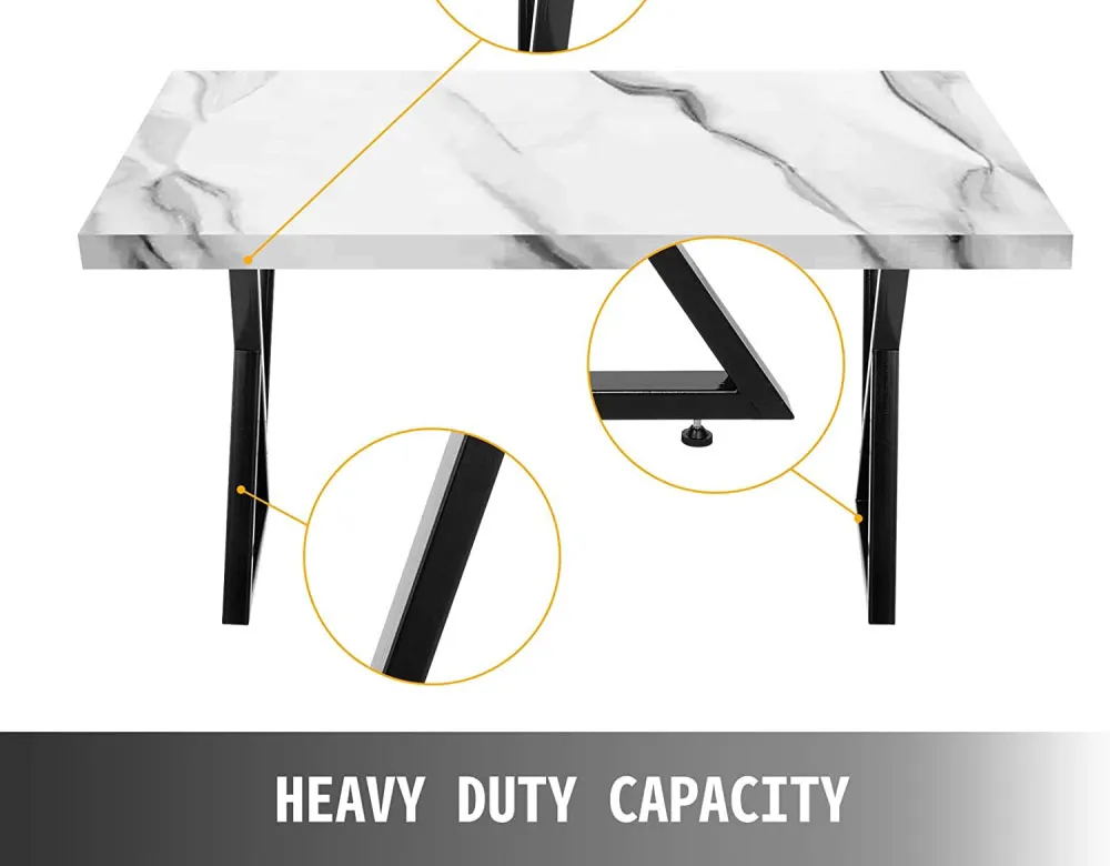 estilo industrial, alta calidad, juego de 2 patas para mesa de comedor tipo X, 