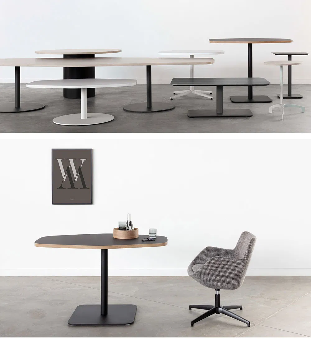 Muebles de caf&eacute; redondo de acero inoxidable Tulip Metal Comedor Base de mesa de restaurante Muebles de caf&eacute; redondo de acero inoxidable Tulip Metal Comedor Base de mesa de 