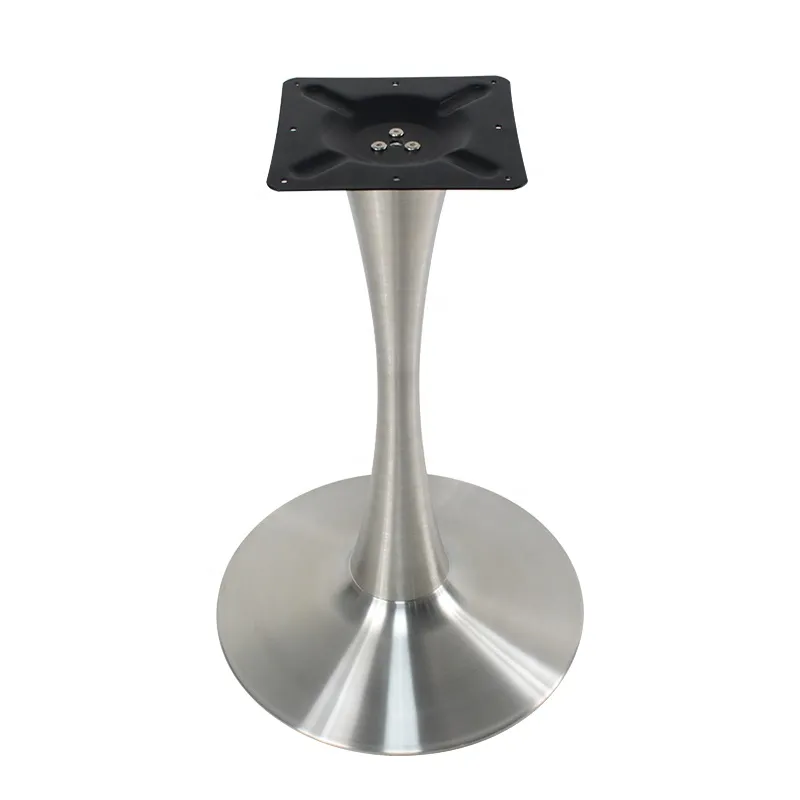 Bases de mesa de acero inoxidable Pata de mesa de tulip&aacute;n para mesa de m&aacute;rmol 