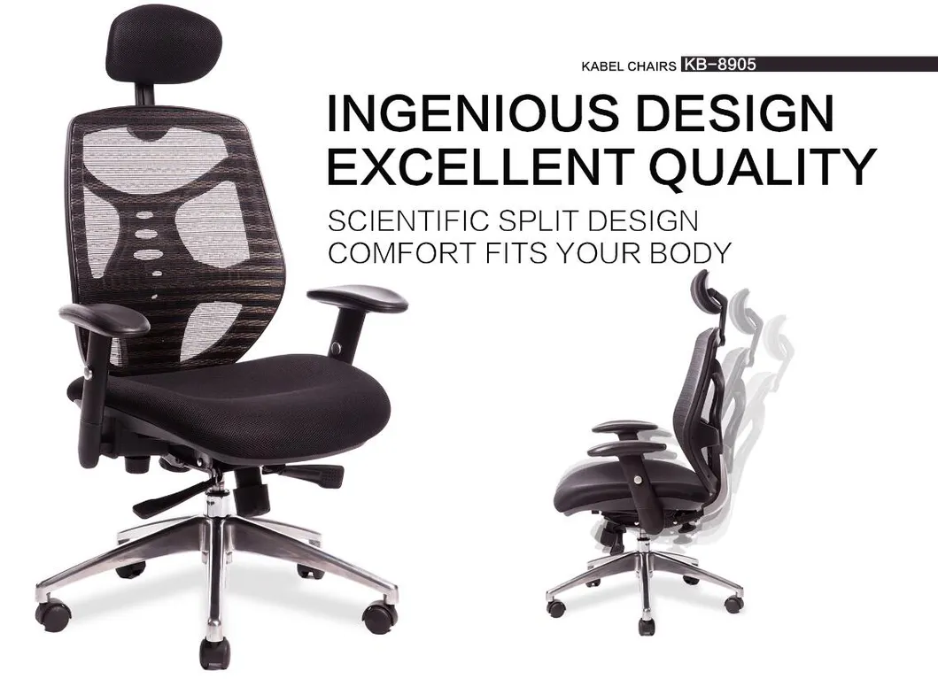 Tipo Modelos cl&aacute;sicos de buena calidad Silla de oficina de tela negra 