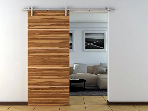 para colgar Armario Ss Hardware para puertas corredizas de granero Sistema de barandilla para colgar Armario Ss Herrajes para puertas corredizas de granero Sistema de barandillas para 