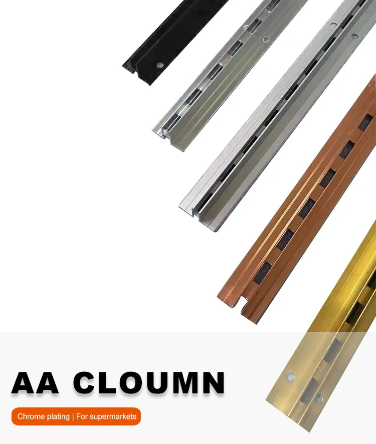 Montante de pared tipo H, columna AA de aluminio vertical, colgador de tubo galvanizado 