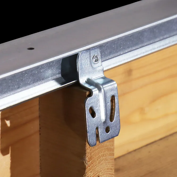 Adecuado para puertas empotradas o bipartitas Marco de puerta corrediza empotrada de 250 lb 