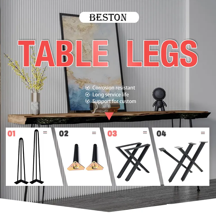 Patas de mesa de escritorio de oficina Patas 
