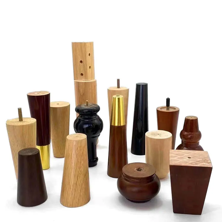 Dimensiones Personalizables Silla Patas de Madera con Tazas de Metal Dimensiones Personalizables Silla Patas de 
