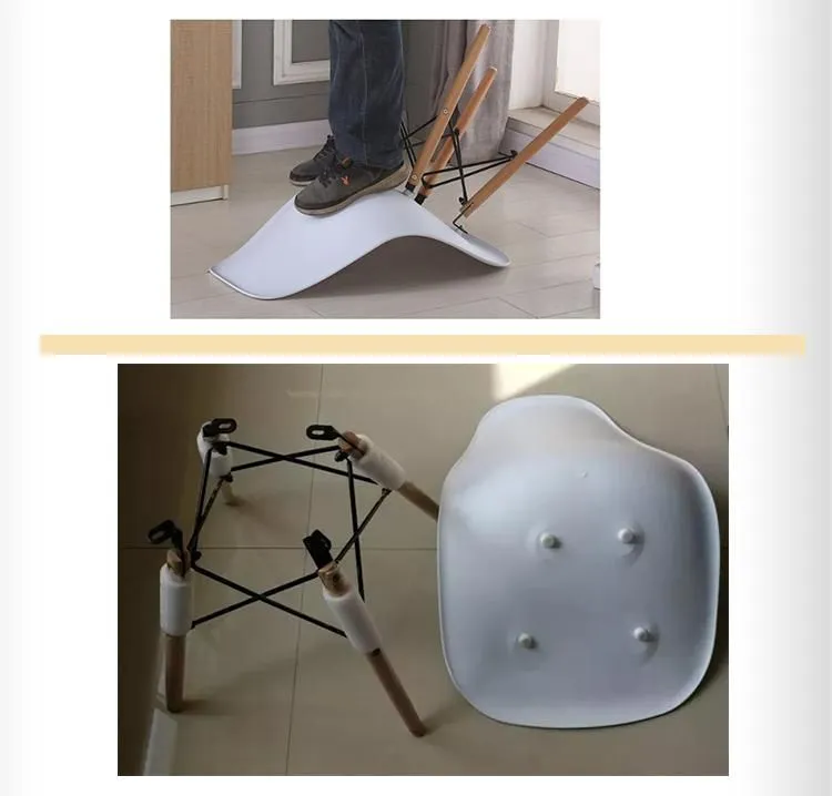 Base de silla de madera duradera Estructura de silla de madera maciza