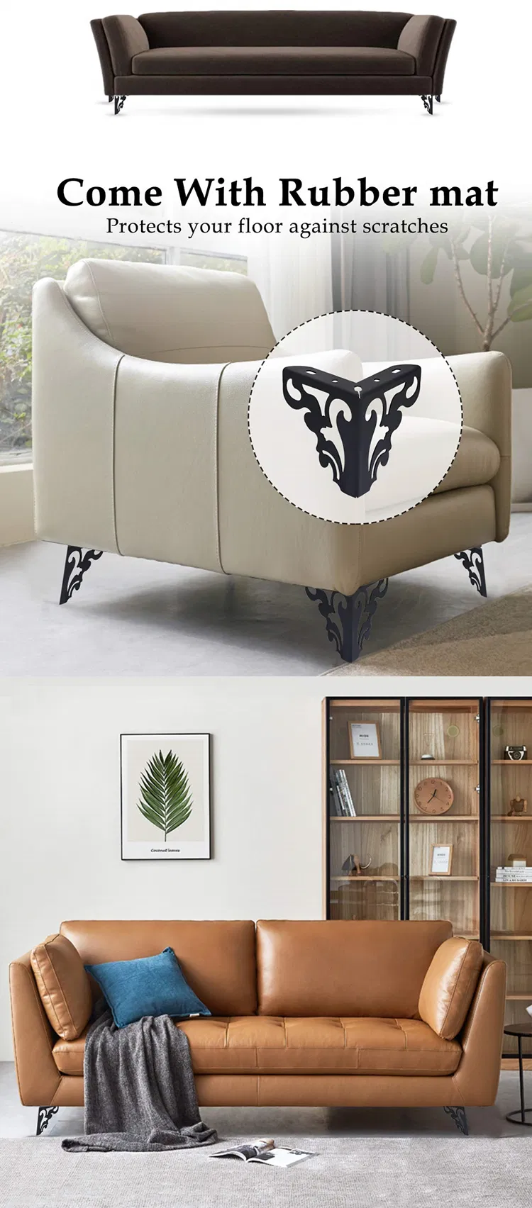 sofa legs with rubber mat modernas, patas de muebles de noche, patas de sofá doradas, patas de gabinete modernas, patas de muebles de noche, patas de sofá