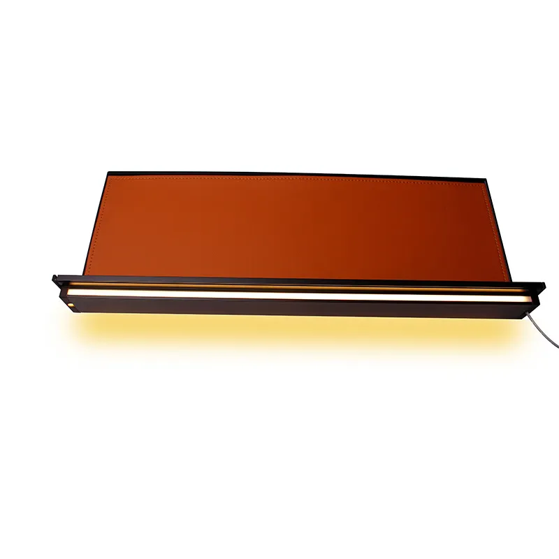 de montaje en pared LED con luz lineal LED Iluminaci&oacute;n de estante de exhibici&oacute;n de aluminio Estantes de montaje en pared LED con luz lineal 