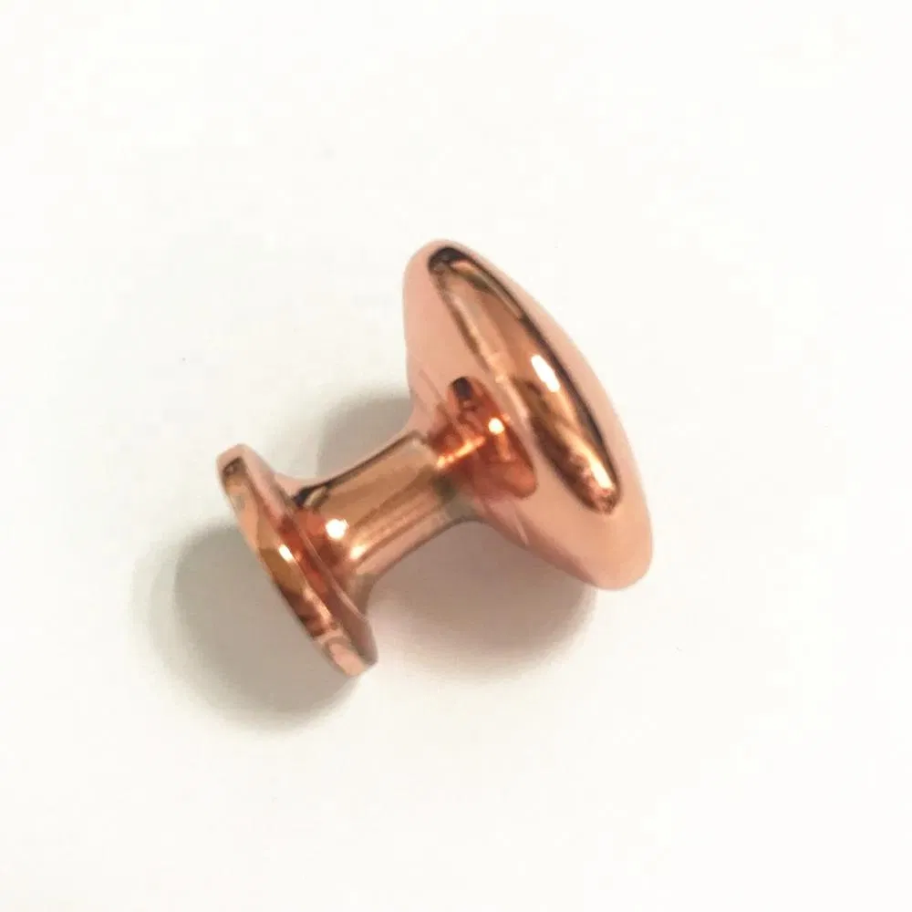 29 mm de di&aacute;metro Perilla redonda de la seta del caj&oacute;n del aparador del gabinete del oro rosa de los muebles de 29 mm de di&aacute;metro