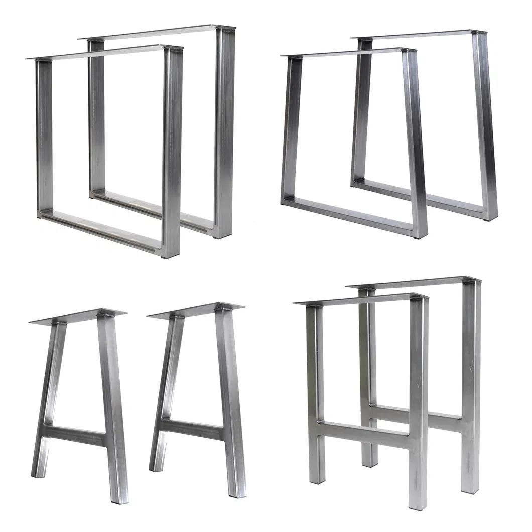 de alta resistencia, patas de mesa de comedor de acero inoxidable, marco de pies para muebles 