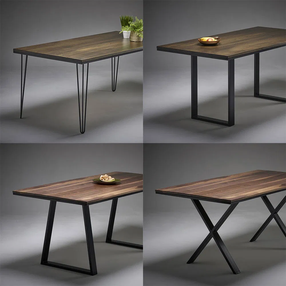 de comedor de metal industrial desmontable forjado moderno Forjado 