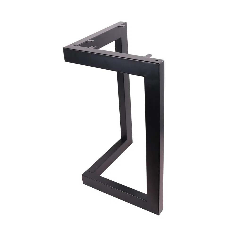 de mesa de centro de acero en forma de L Patas de banco con base de mesa 