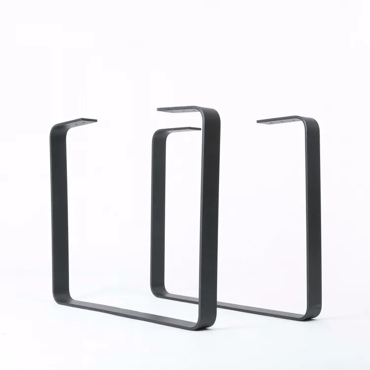 Hermosa pata de muebles de oficina en forma de U Patas de mesa de centro 