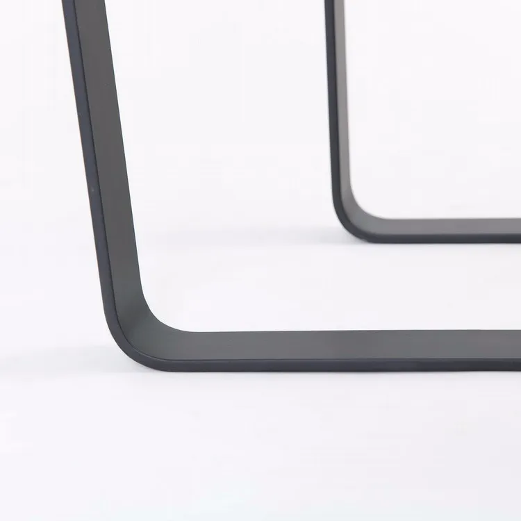 en forma de U Patas de mesa de centro de acero Hermosa pierna de muebles de oficina en forma de U Patas de 